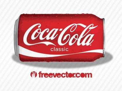 Coca-Cola Classic Can Free Vector