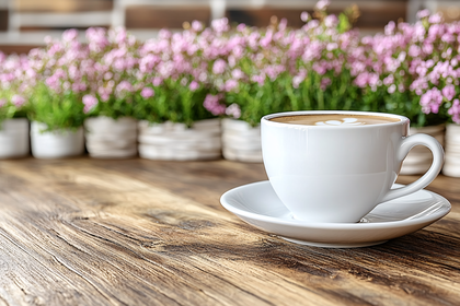 Coffee and Flowers