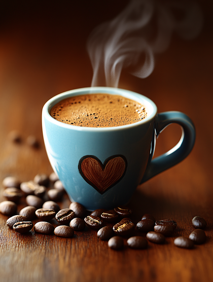 Coffee Cup With Heart