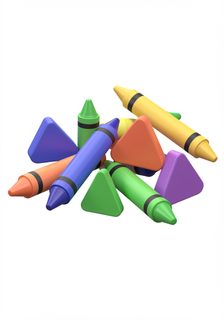Colorful Crayons Blocks