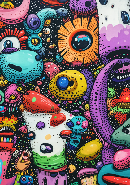 Colorful Abstract Alien World