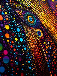 Colorful Abstract Circles Pattern