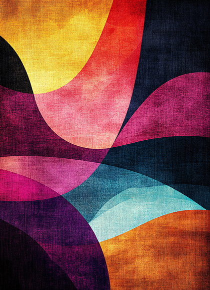 Colorful Abstract Curves