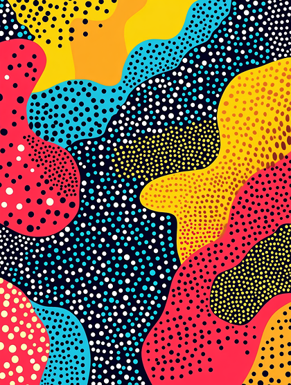 Colorful Abstract Dots Pattern