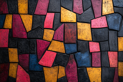 Colorful Abstract Geometric Wall Art