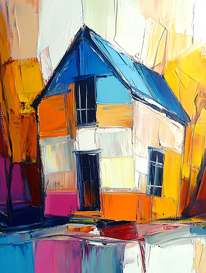 Colorful Abstract House