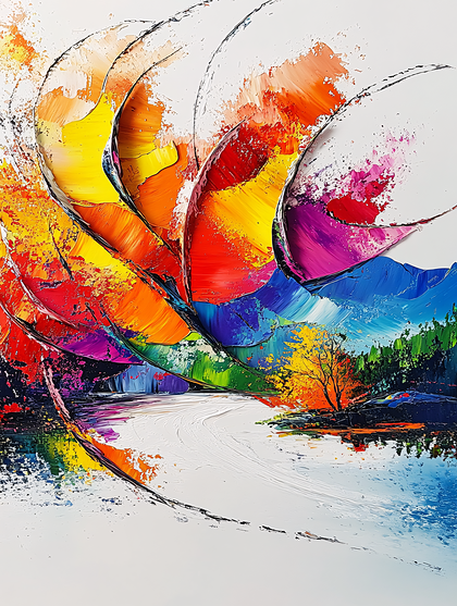Colorful Abstract Landscape