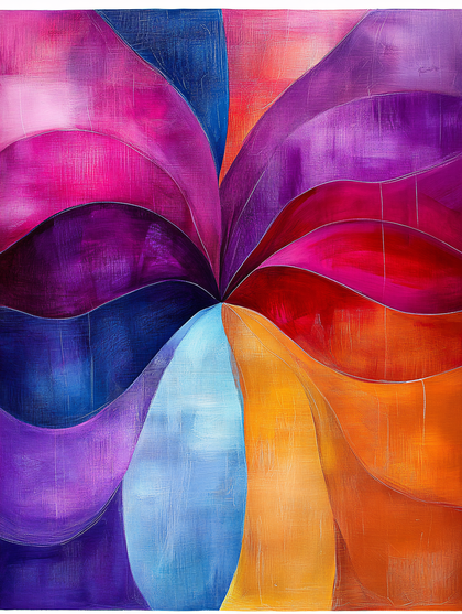 Colorful Abstract Petals