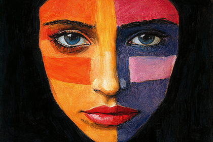 Colorful Abstract Portrait