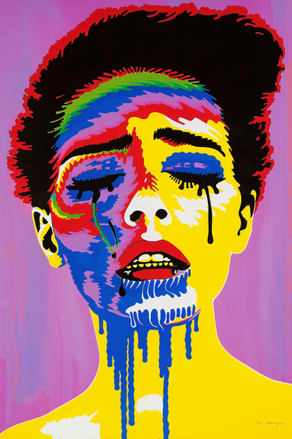 Colorful Abstract Portrait