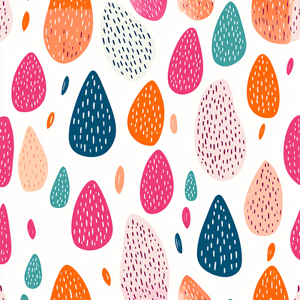 Colorful Abstract Shapes Pattern