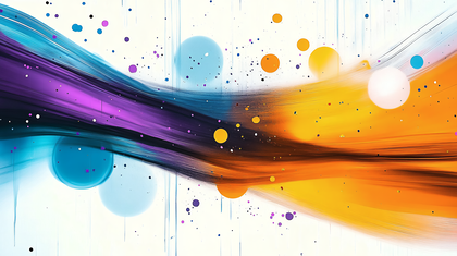 Colorful Abstract Swirl
