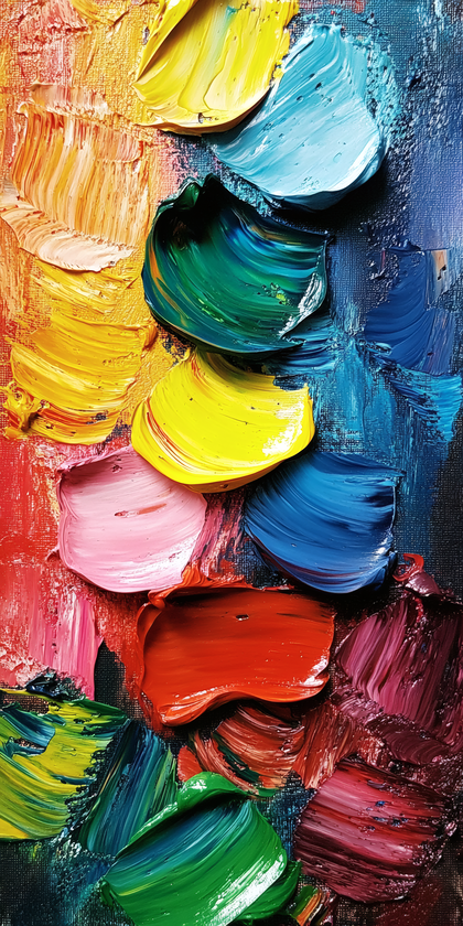 Colorful Acrylic Strokes