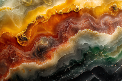Colorful Agate Slice