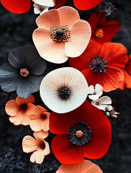 Colorful Anemone Flower Arrangement