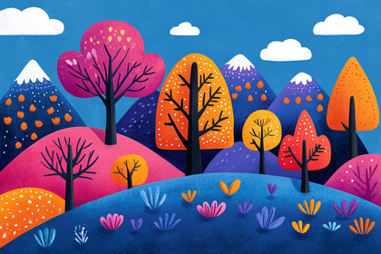 Colorful Autumn Landscape