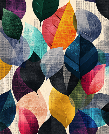 Colorful Autumn Leaves Pattern