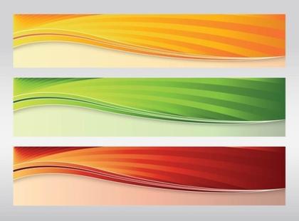 Colorful Banners s Free Vector