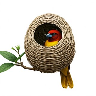 bird in nest