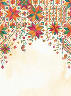 bohemian embroidery border