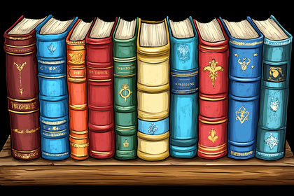 Colorful Book Collection