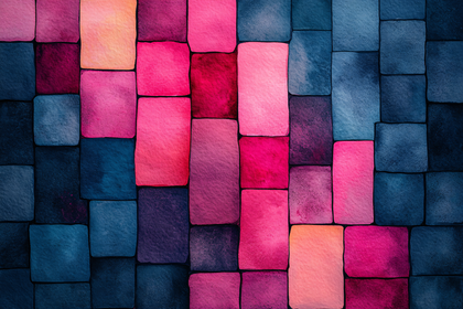 Colorful Brick Wall Texture