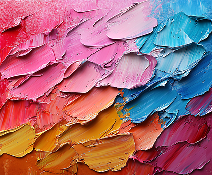 Colorful Brush Strokes