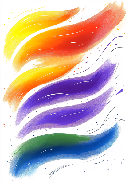 Colorful Brush Strokes