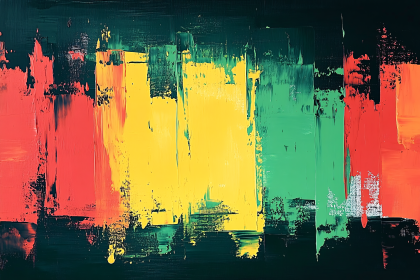 Colorful Brushstroke Blocks