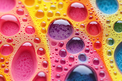 Colorful Bubbles Abstract