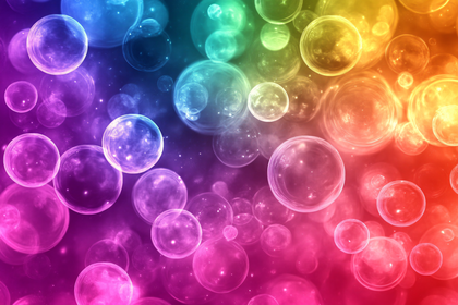 Colorful Bubbles Background