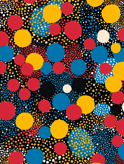Colorful Circles Abstract