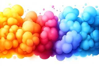 Colorful Cloud Burst