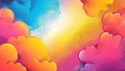 Colorful Cloud Sky Background