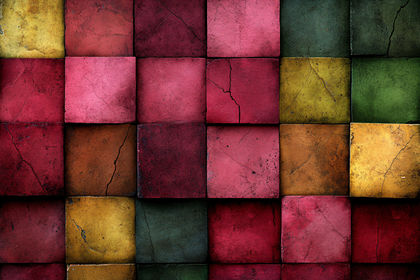 Colorful Concrete Squares