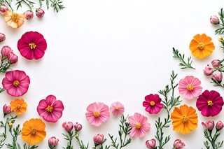 Colorful Cosmos Floral Arrangement