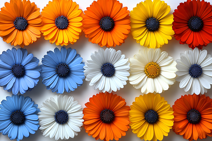 Colorful Daisy Arrangement