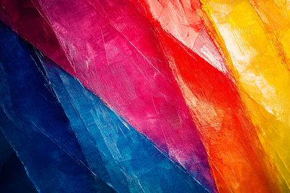 Colorful Diagonal Brushstrokes