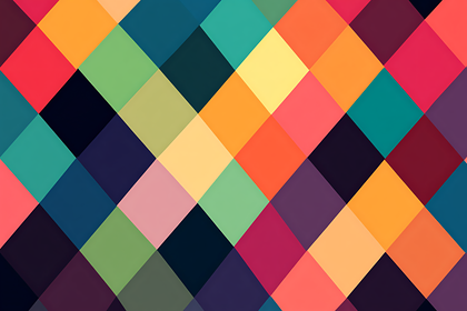 Colorful Diamond Pattern