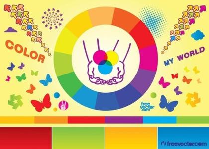 Colorful Elements Free Vector