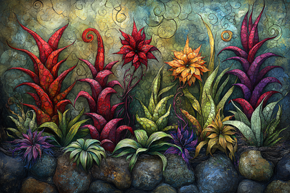 Colorful Fantasy Garden Plants