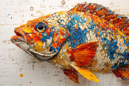 Colorful Fish Assemblage