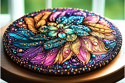 Colorful Floral Mandala Design