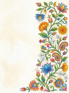 floral paisley border
