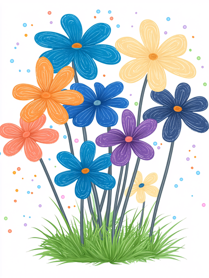 Colorful Flower Garden