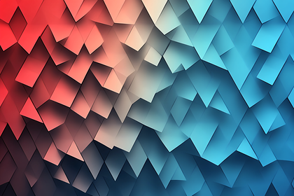 Colorful Geometric Polygon Pattern