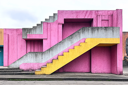 Colorful Geometric Staircase