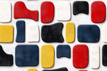Colorful Geometric Tiles