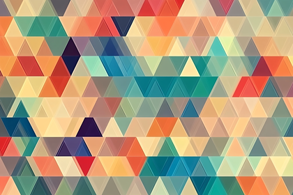 Colorful Geometric Triangle Pattern