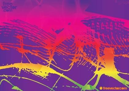 Colorful Grunge Background Free Vector